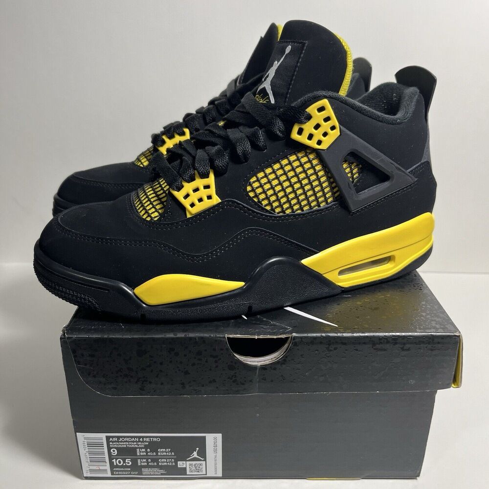 Size 9 - Jordan 4 Retro Mid Thunder